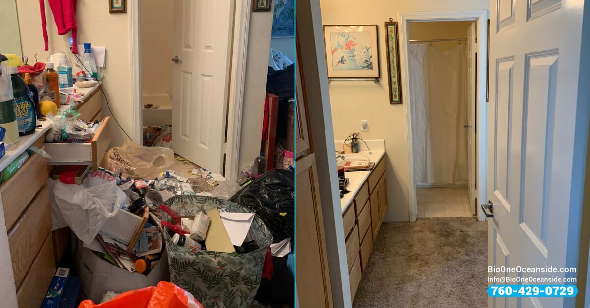 Bio-One approaches a hoarding help situation with care and compassion. Before/After.