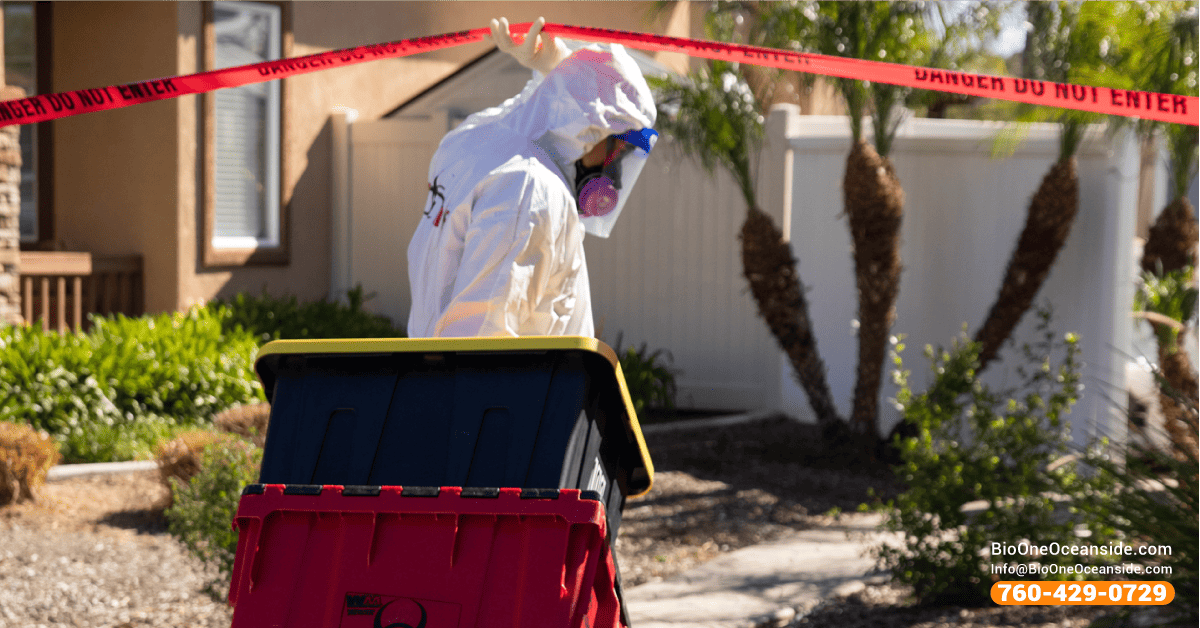 Fentanyl cleanup technician at Bio-One of Oceanside.