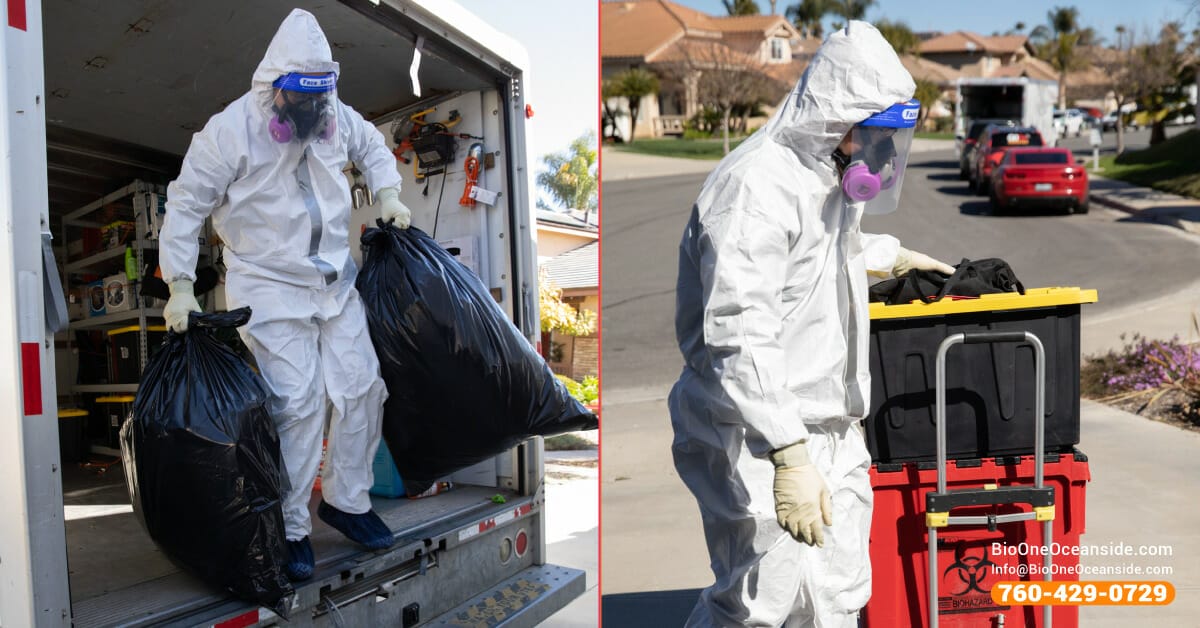 BIo-One's biohazard removal technicians.