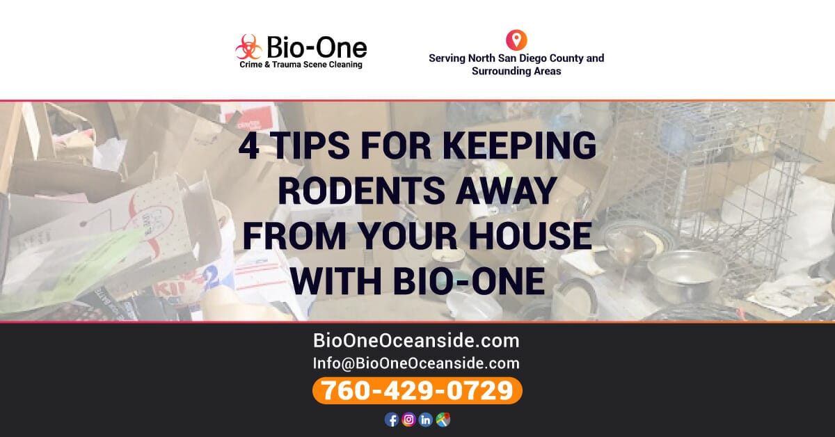 4 Tips for Keeping Rodents Away From Your House with Bio-One of Oceanside.
