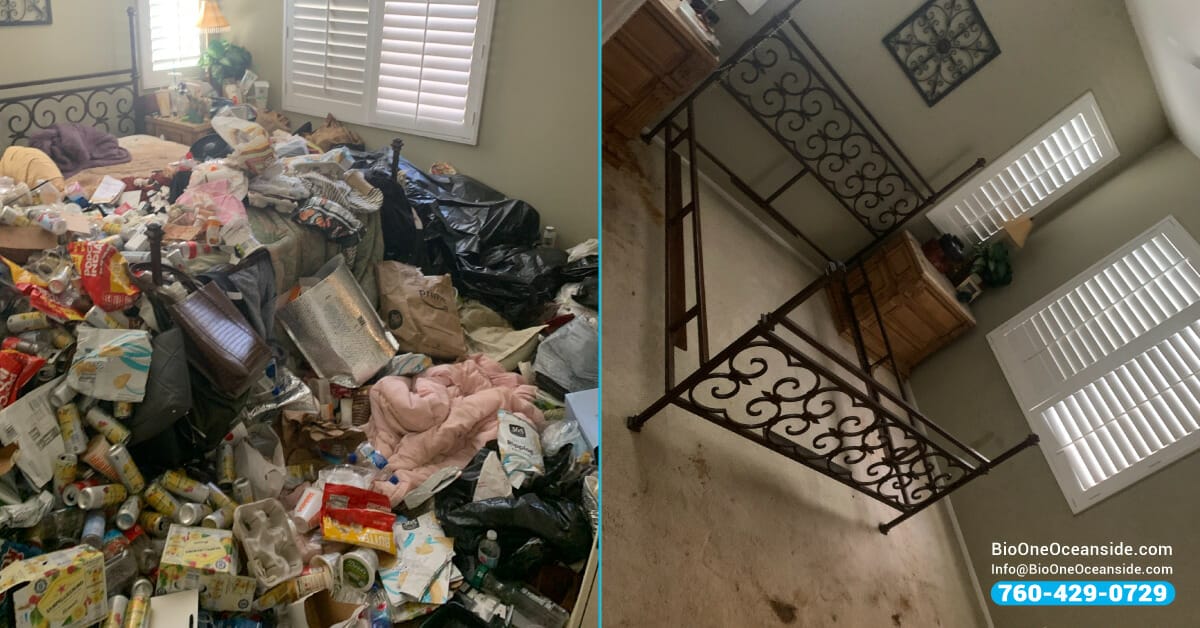 hoarder house bedroom cleanout