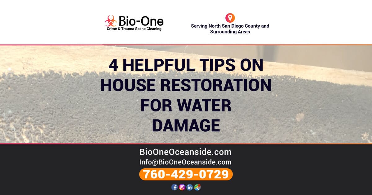 4 Helpful Tips on House Restoration for Water Damage