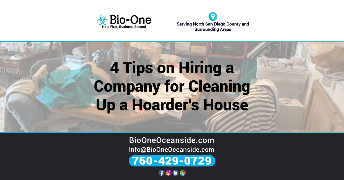 4 Tips on Hiring a Company for Cleaning Up a Hoarder's House