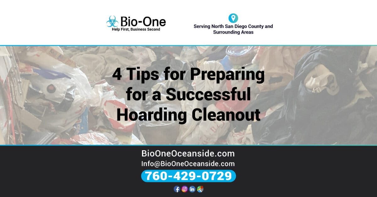 4 Tips for Preparing for a Successful Hoarding Cleanout