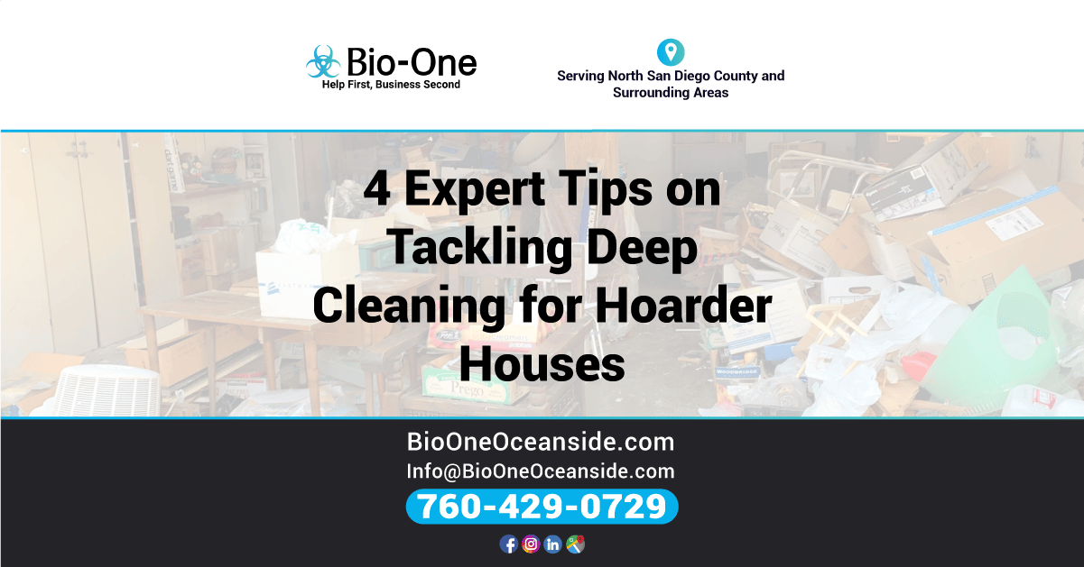 4 Expert Tips on Tackling Deep Cleaning for Hoarder Houses