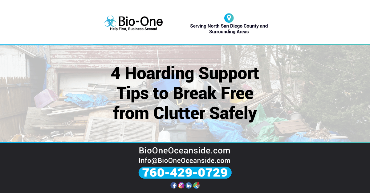 4 Hoarding Support Tips to Break Free from Clutter Safely