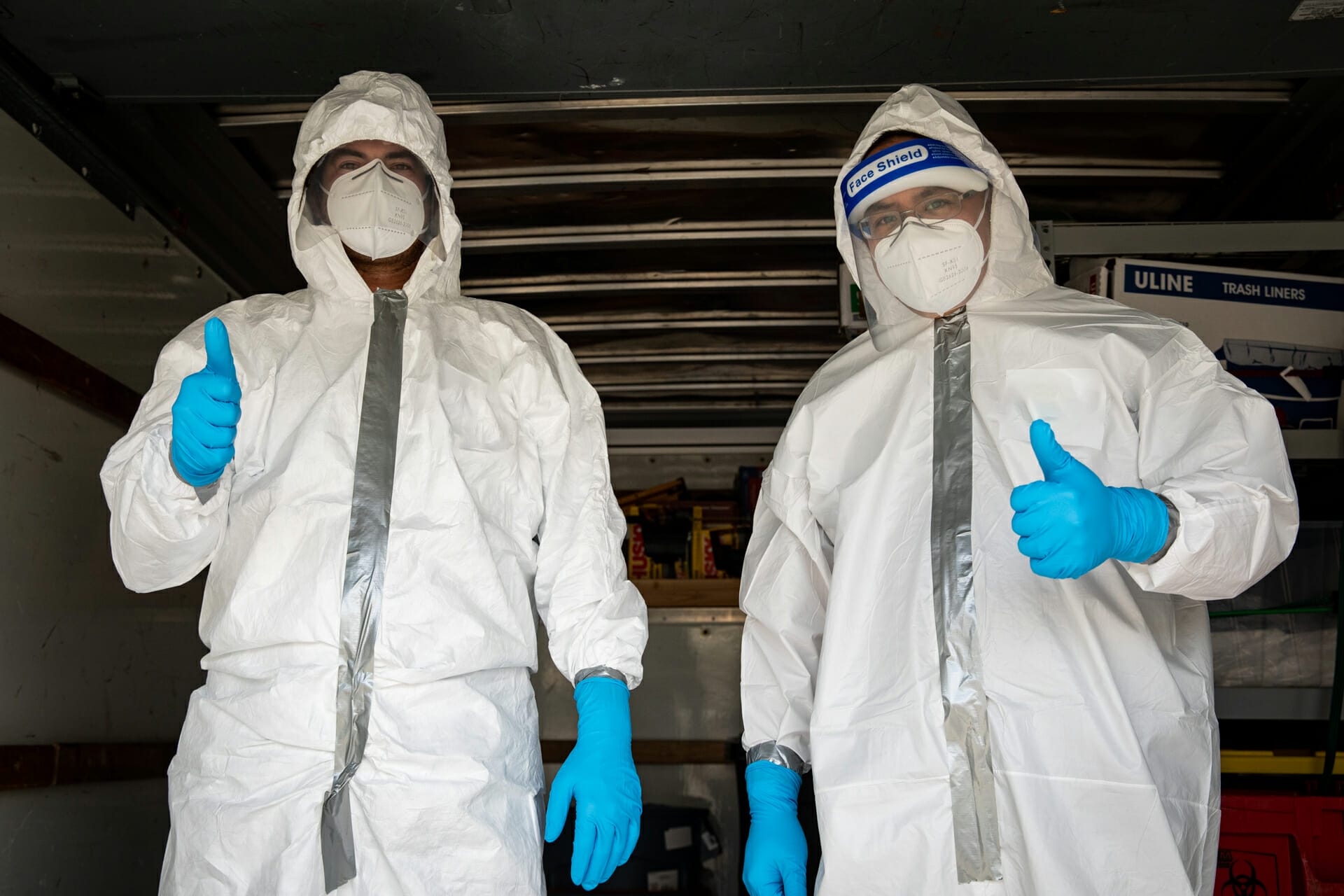 bio-one of oceanside's hoarding cleanup technicians