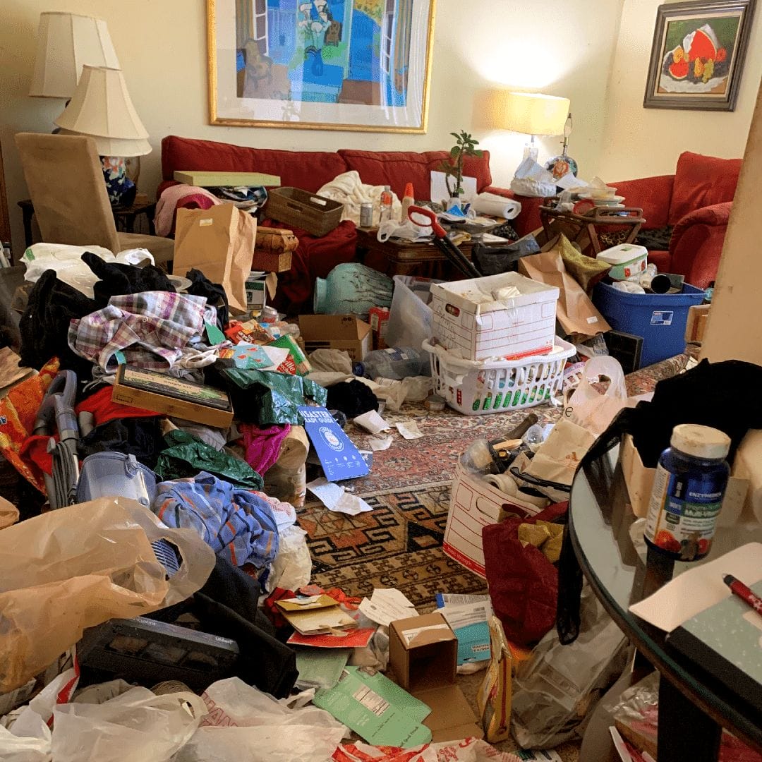 hoarded home before scenario
