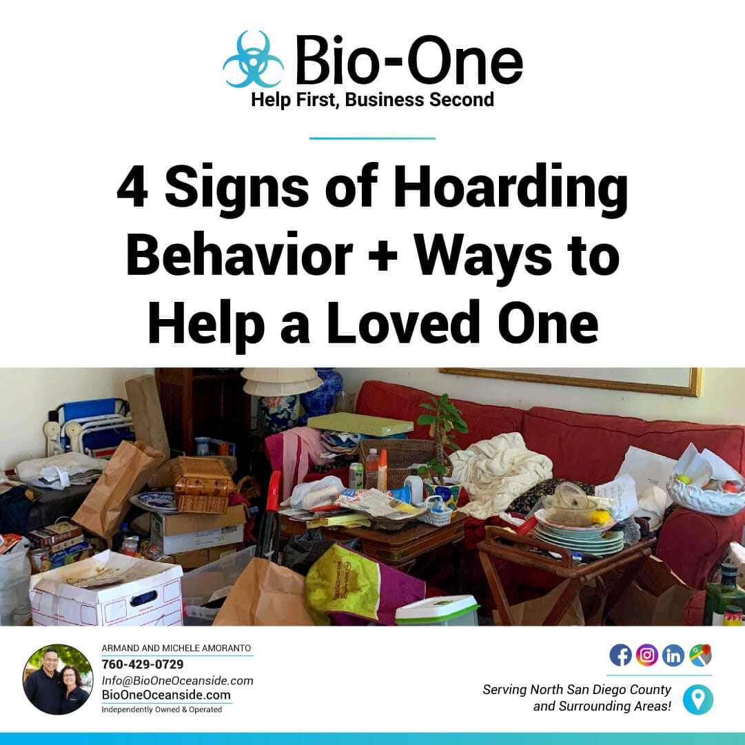 4 Signs of Hoarding Behavior + Ways to Help a Loved One - Bio-One of Oceanside