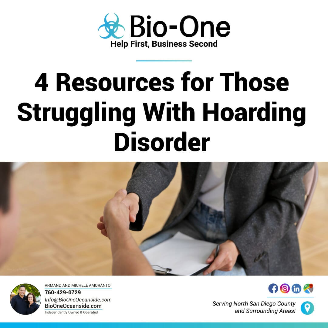 4 Resources for Those Struggling With Hoarding Disorder - Bio-One of Oceanside