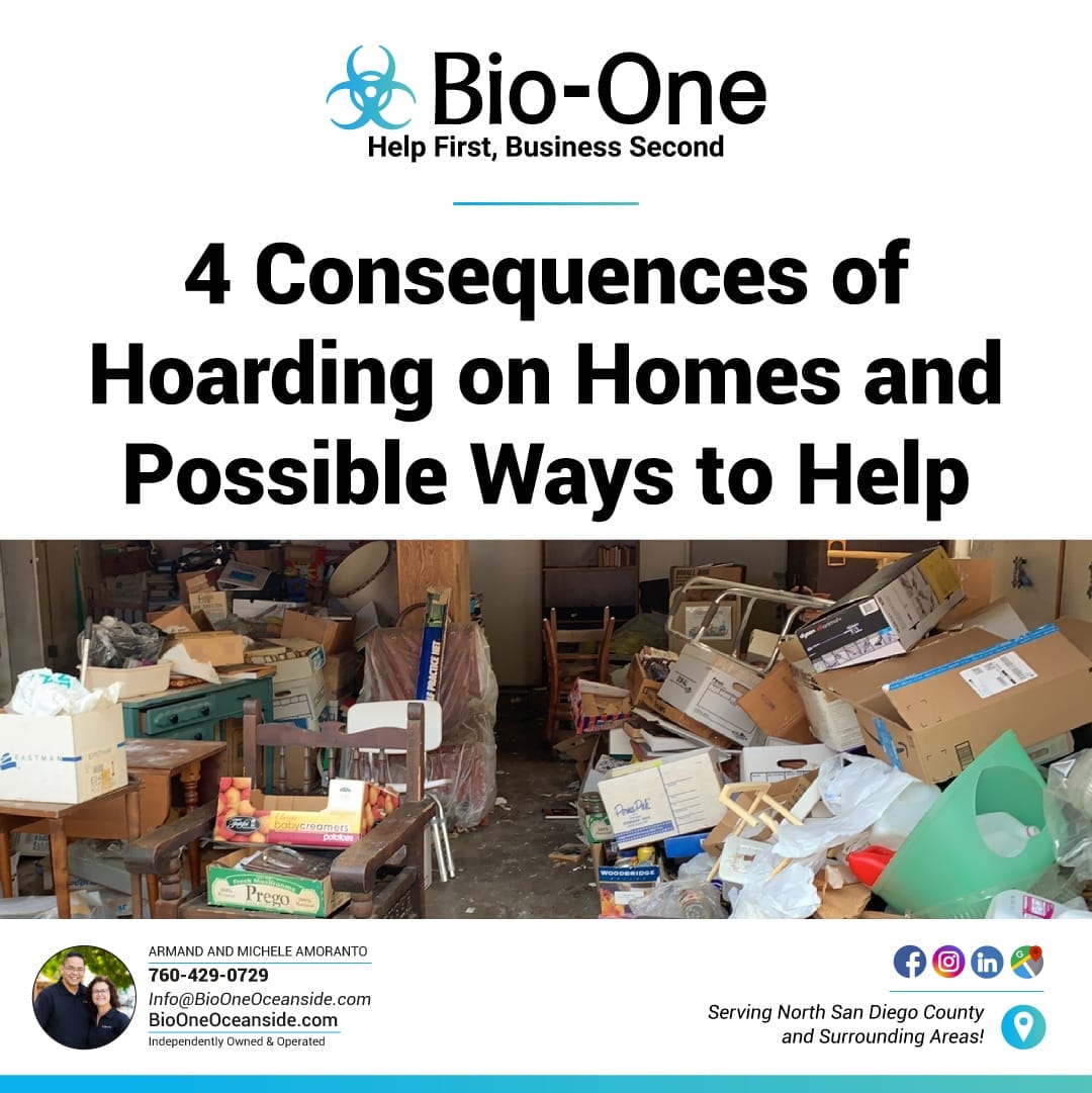 4 Consequences of Hoarding on Homes and Possible Ways to Help - Bio-One of Oceanside