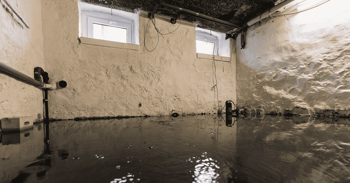 house flooded basement house example