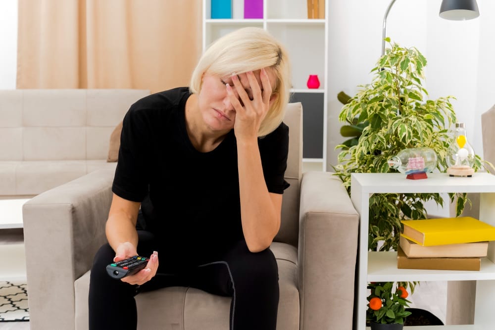 sad woman example of adhd