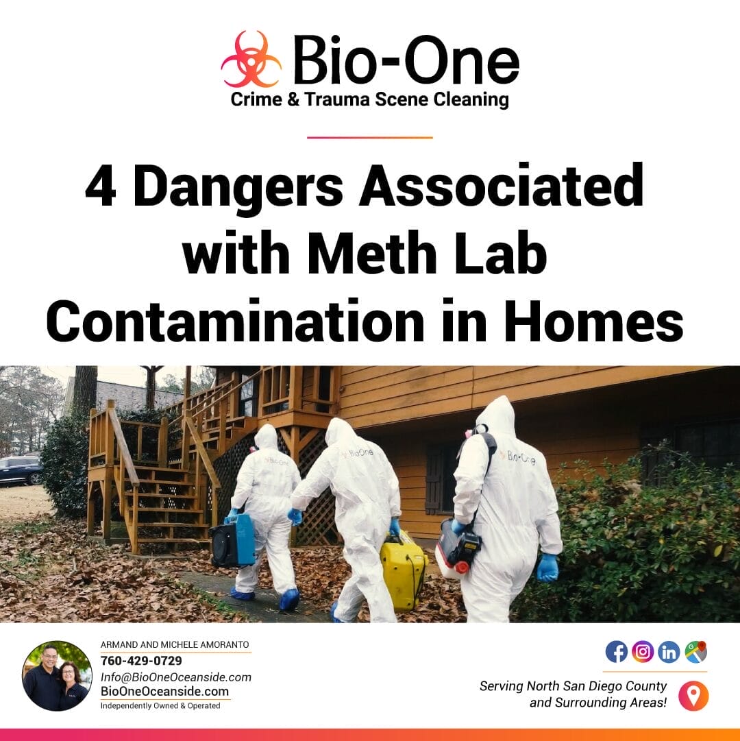 4 Dangers Associated with Meth Lab Contamination in Homes - Bio-One of Oceanside