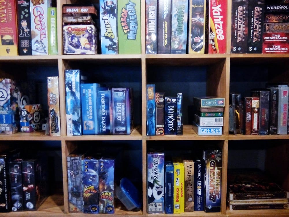 Video games and comics are among the most collected items.