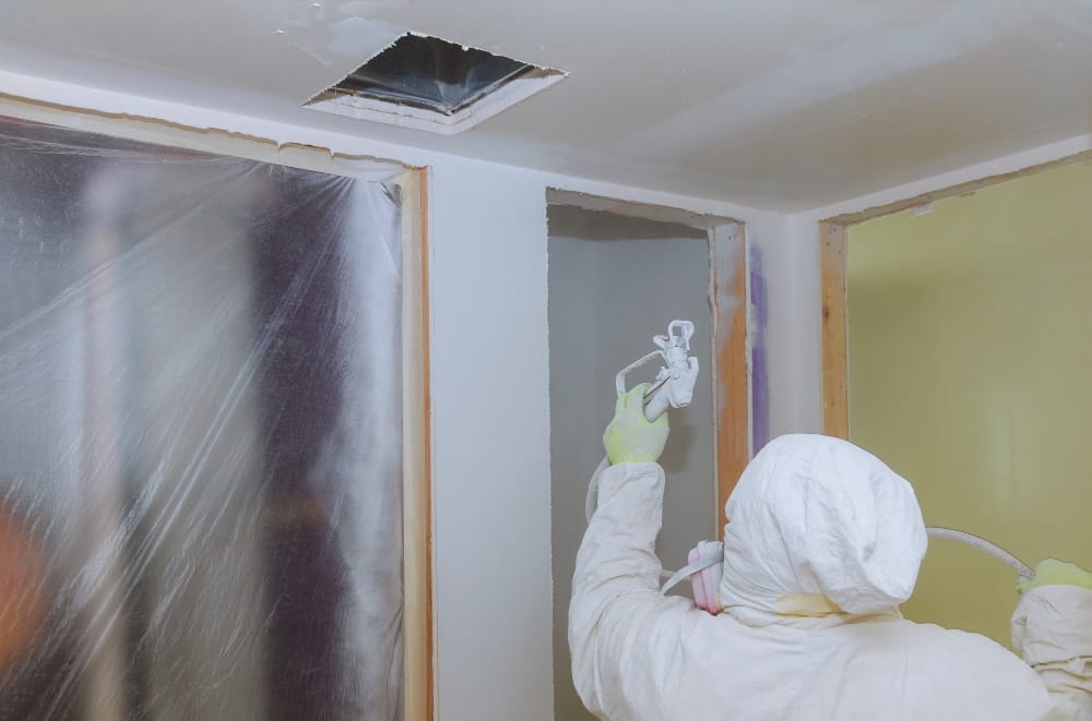 example of mold containment