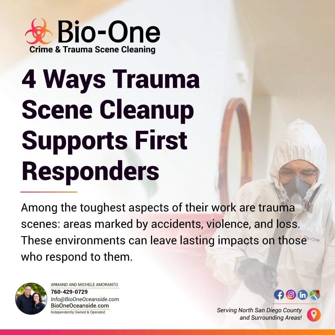 4 Ways Trauma Scene Cleanup Supports First Responders